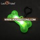 Christmas promotion colorful cute pets bone shape keychain led finder motion activated ABS plastic led light keychain